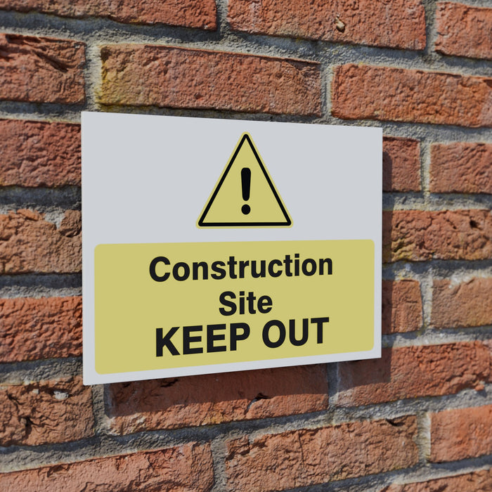 Construction Site Keep Out safety sign