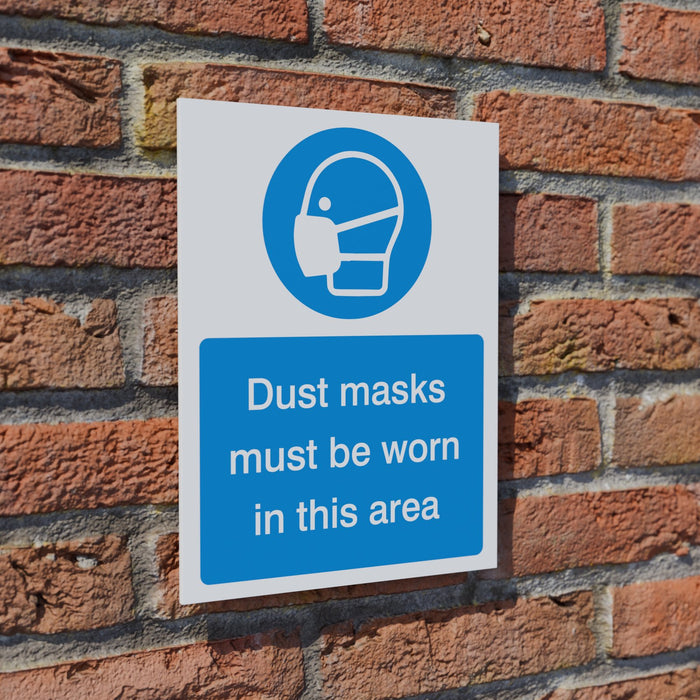 Dust Masks Must Be Worn safety sign