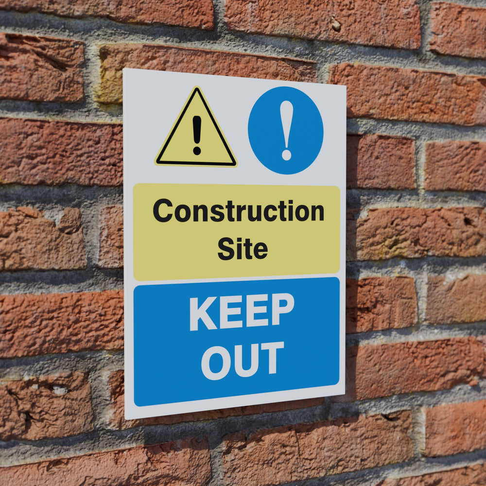 Keep Out Construction Site safety sign