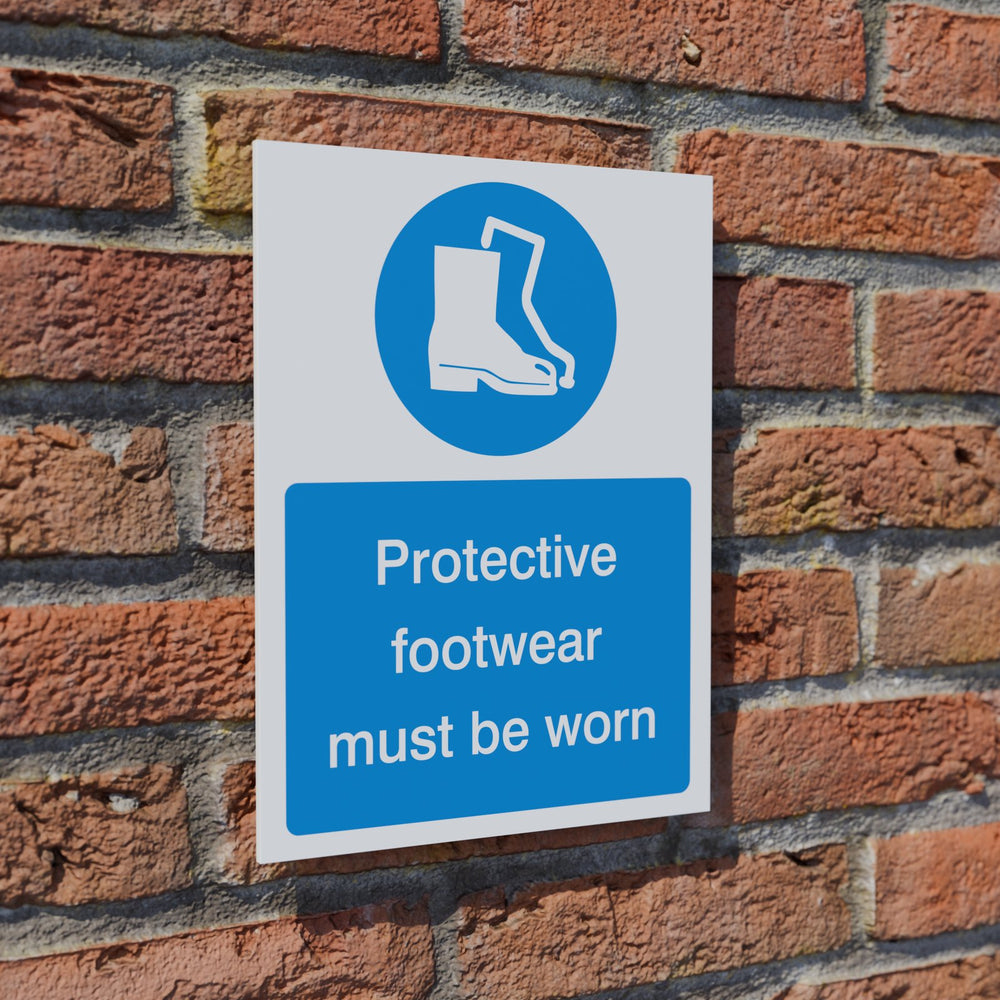 Protective Footwear Must Be Worn safety sign