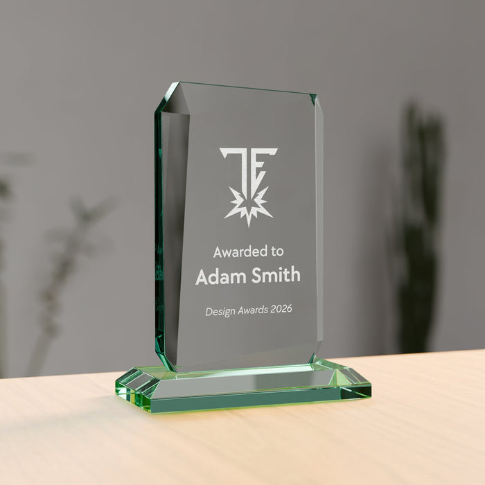 Jade Block Award - 140mm, engraved to order - Trade Engraving UK