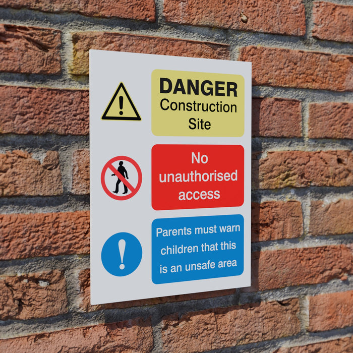 Danger Construction Site safety sign