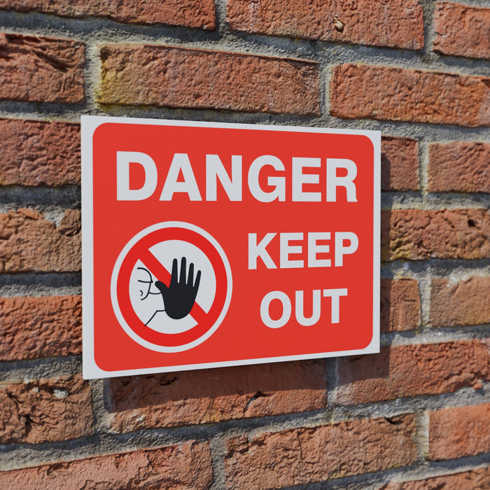 Danger Keep Out safety sign