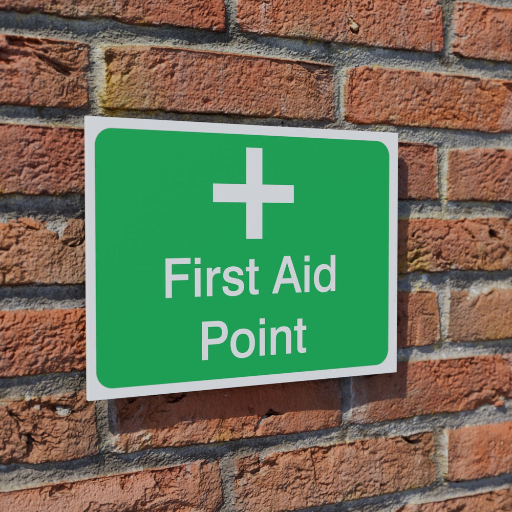 First Aid Point safety sign