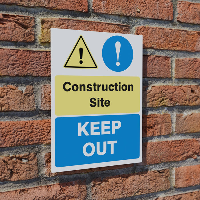 Keep Out Construction Site safety sign