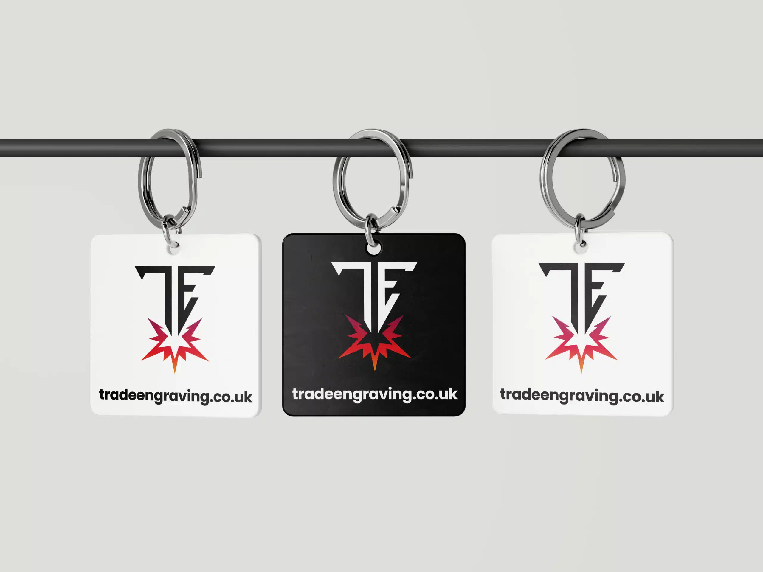 Wholesale personalised keyrings - bulk branded promotional keyrings