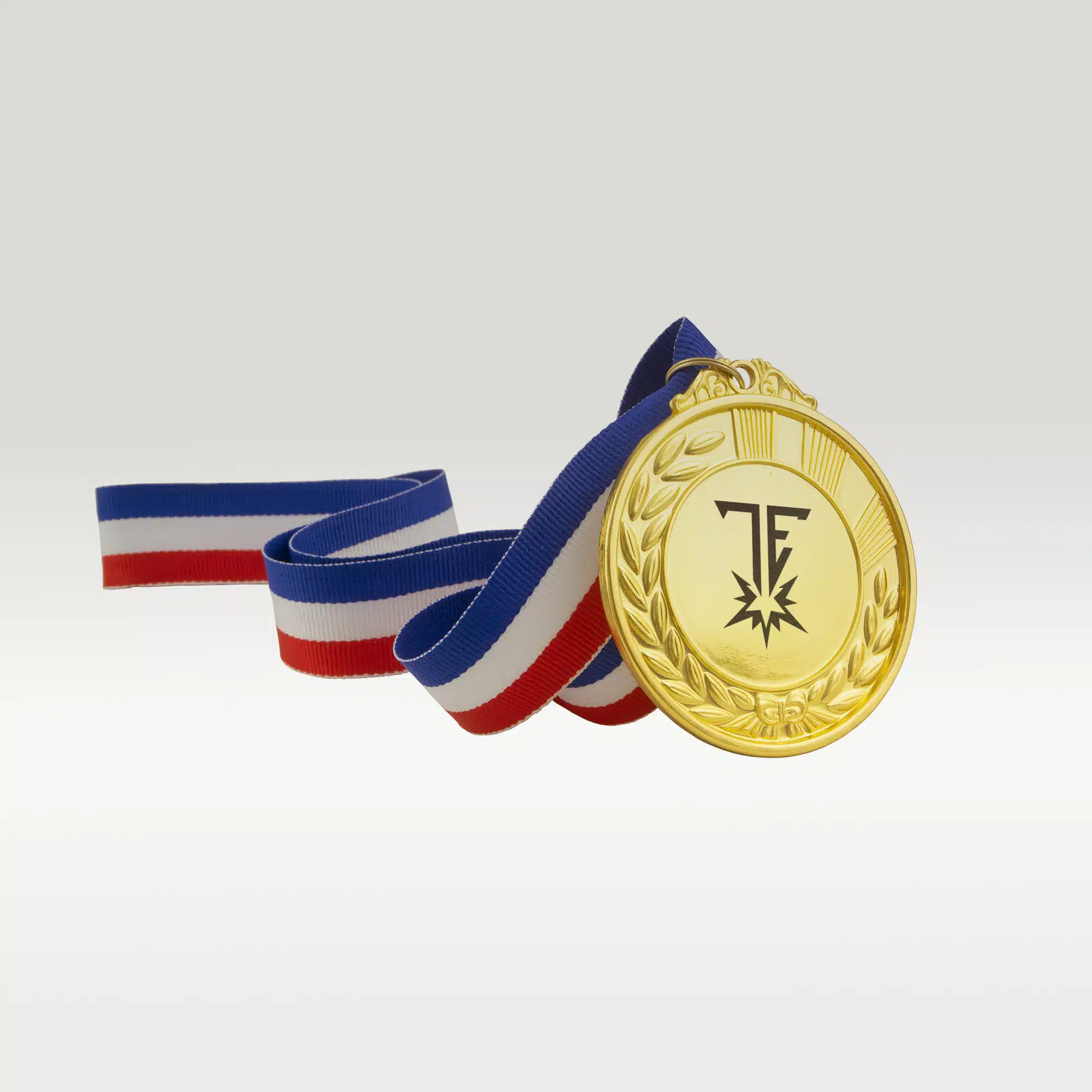 Custom medals with ribbons - gold silver bronze sports medals at trade prices